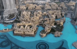 Ariel view of Dubai Marina