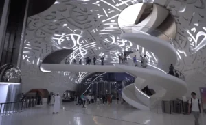 pic of inside the Museum of The Future Dubai