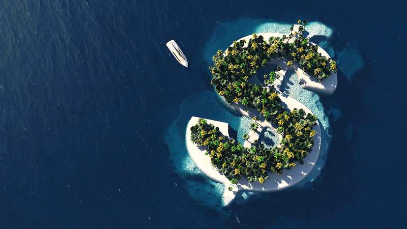 image of island like dollar sign in the sea-Are Developed Countries Hypocrites?