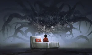 image showing nightmare to child