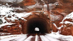Mount Carmel Tunnel & Zion's East Side in Winter