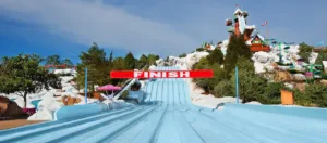 track of the toboggan racer at Blizzard Beach