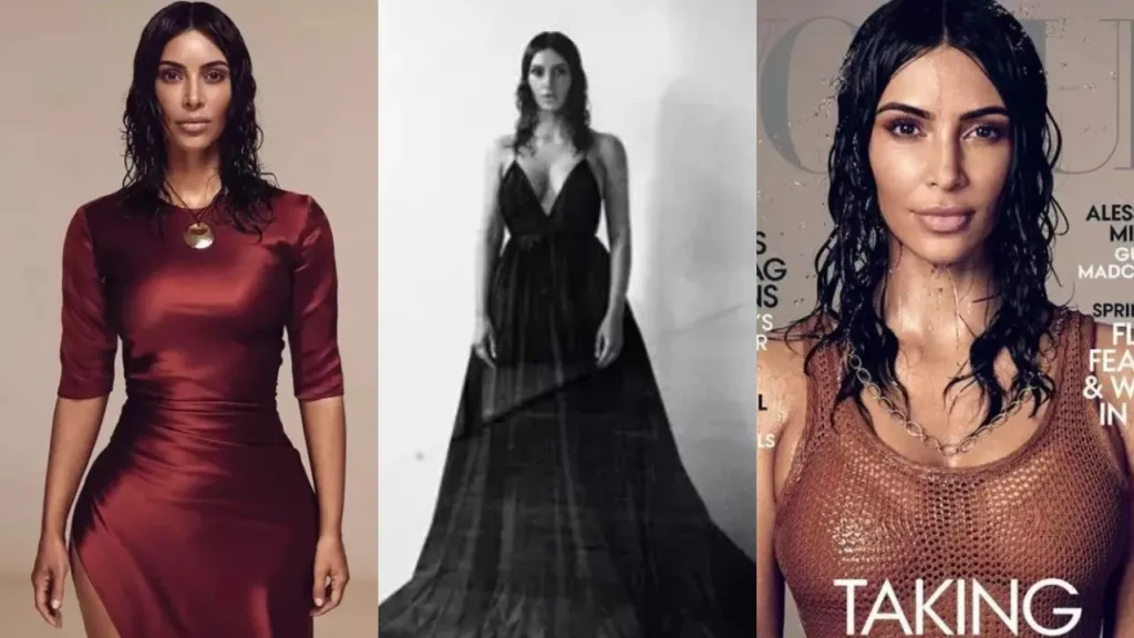 pics of Kim Kardashian in different styles 