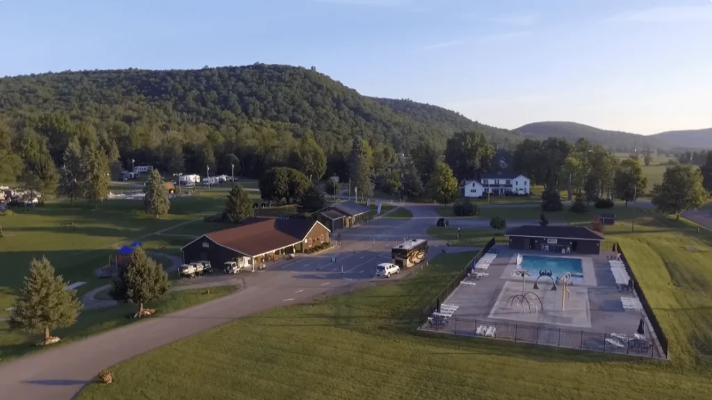 Pic of top view of Hickory Hill Family Camping Resort New York
