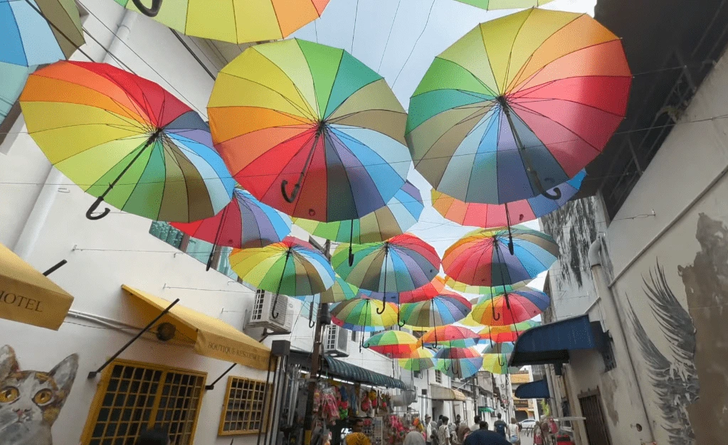 pic of Umbrella Alley Street American Street Penang