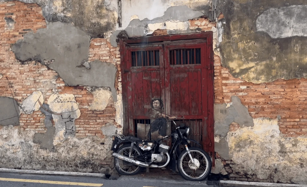 pic of street art bike image Penang