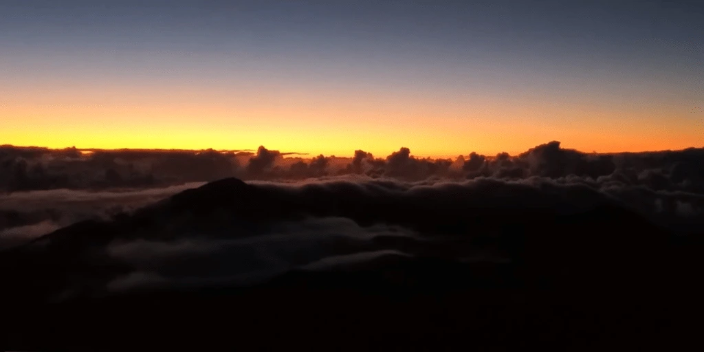 image before sunrise at Haleakala 