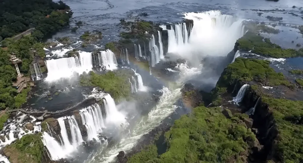 beautiful nature with Waterfalls