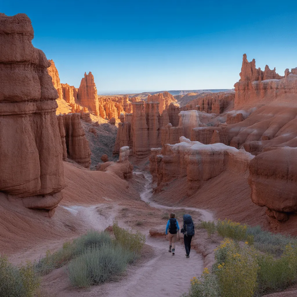 Leslie Gulch: All You Need to Know About This Oregon Gem (Hiking, Camping, History) 3 A scenic hiking trail through the diverse landscape of Leslie Gulch, featuring red rock spires and sweeping canyon views.