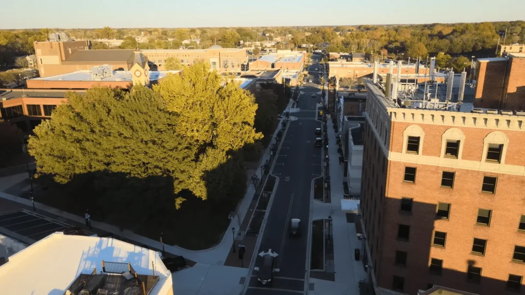 pic of Main street sunset aerials footage Things to Do in Salisbury, Maryland
