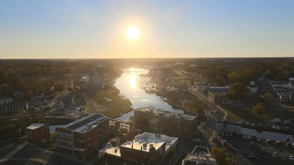 view of sunset aerials, footage Things to Do in Salisbury, Maryland
