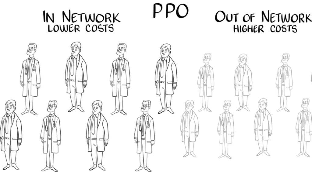 image showing concept of PPO, health insurance