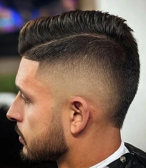 10 Low Taper Fade Fluffy Hair Cuts:Ultimate Guide 2025 16 image of Faux Hawk hair style, Low Taper Fade Fluffy Hair