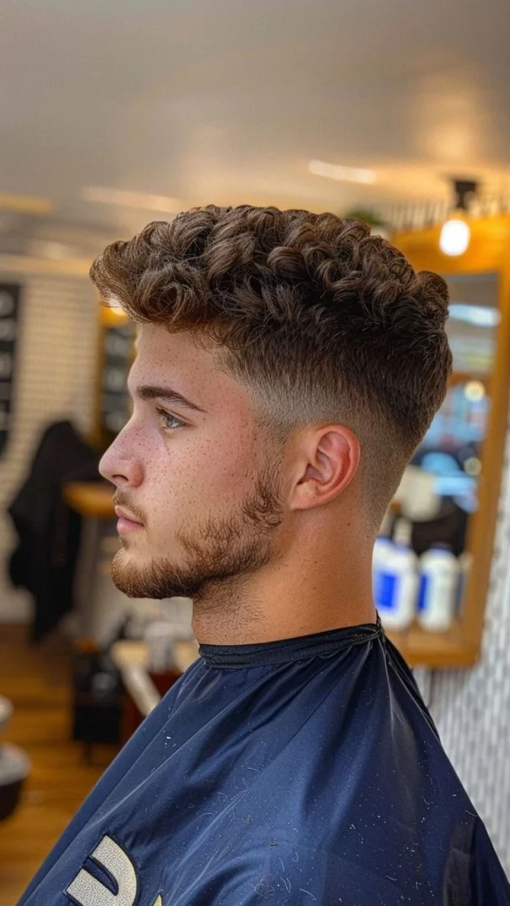 10 Low Taper Fade Fluffy Hair Cuts:Ultimate Guide 2025 15 image of High Volume Fluffy curls hair style, Low Taper Fade Fluffy Hair