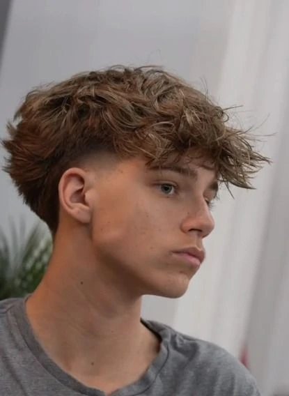 image Messy of Low Taper Fringe