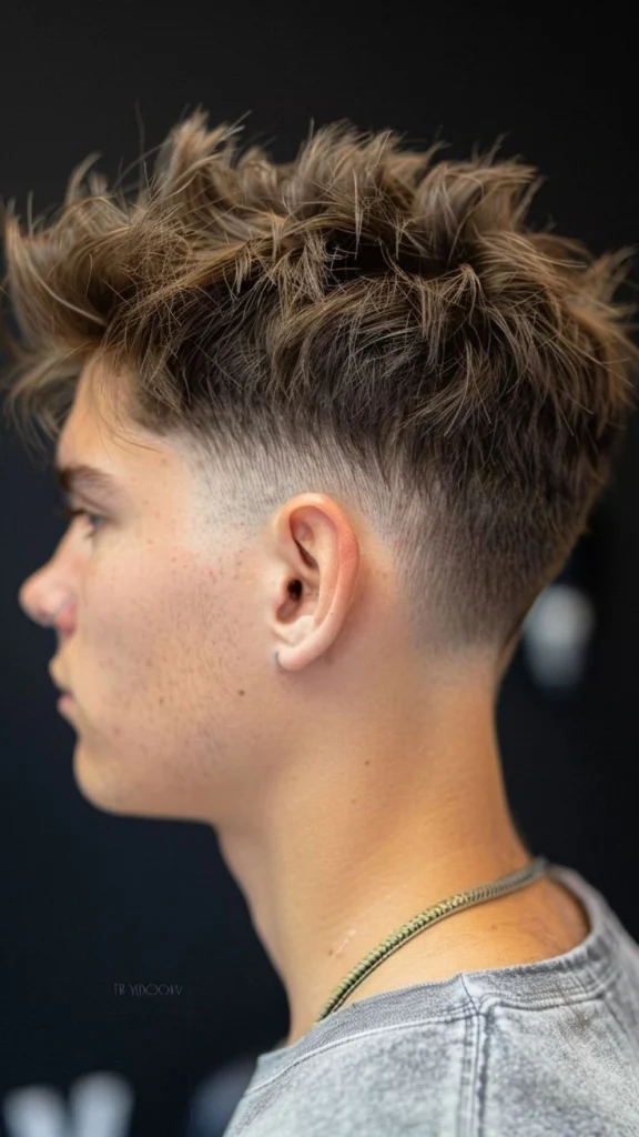 image of Side of Low Taper Fringe