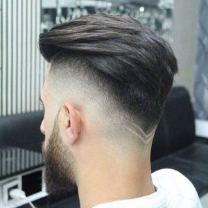 v shape fade haircut