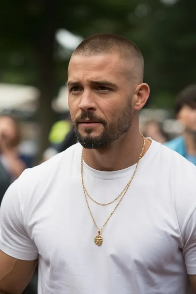 Best Bald Haircut Styles: The Ultimate Guide (with Images) 2025 2 image of Classic Bald Look