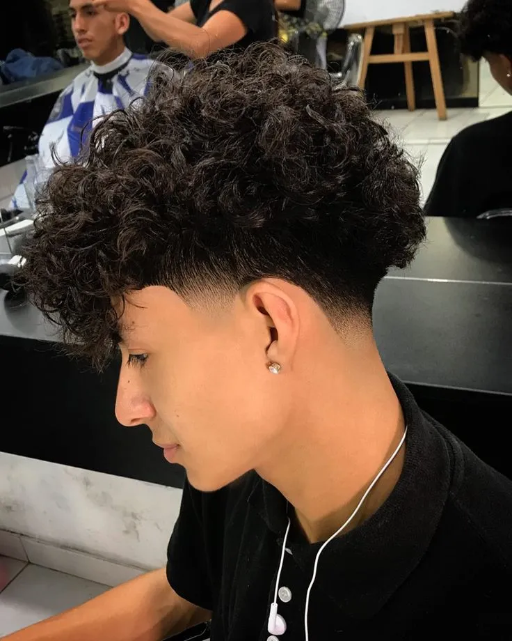 Men's Fluffy Edgar Haircut: Styles & Trends A Step-by-Step Guide 5 image of Curly Fluffy Edgar Haircut
