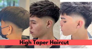 image of High taper haircut