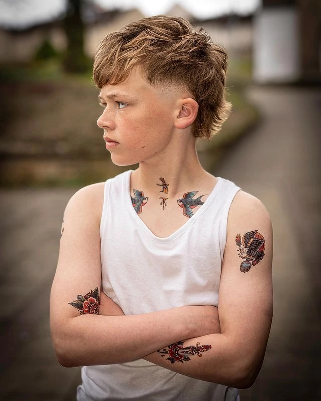 image of Kids Short Mullet Haircut, kids mullet haircut