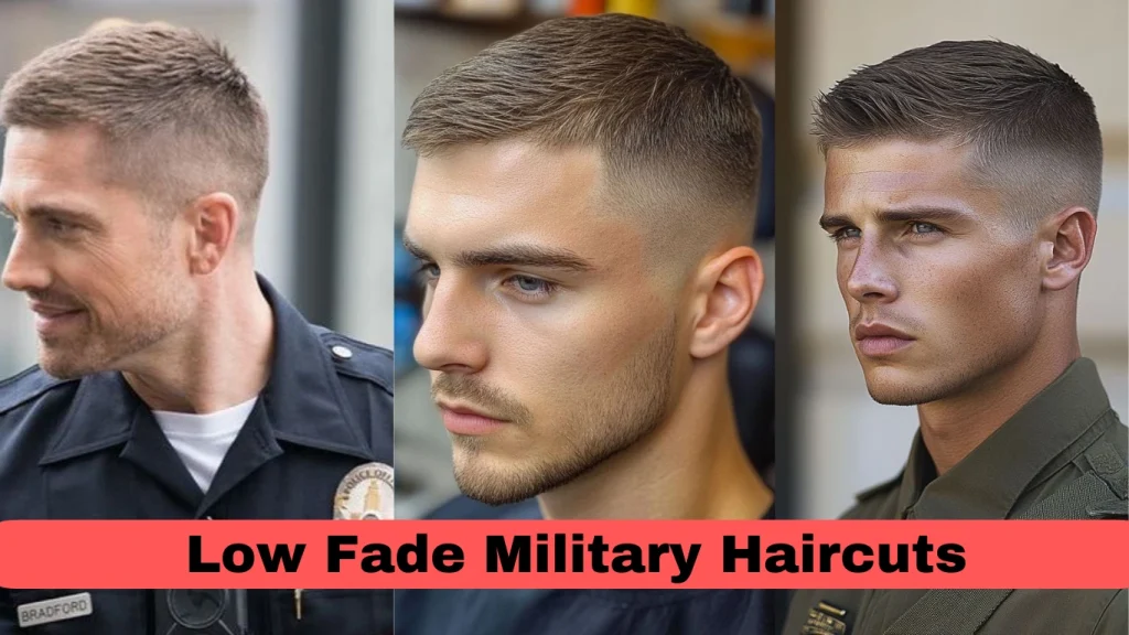 image of Low Fade Military Haircuts for Men