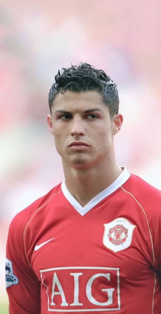 image of Ronaldo haircut in Manchester united