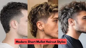 image of Modern Short Mullet Haircut Styles