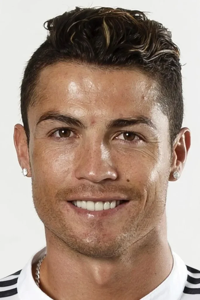 image of Ronaldo haircut in Madrid