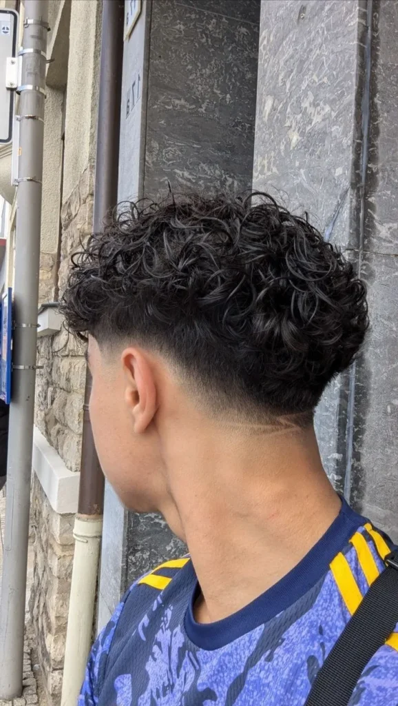 Best Curly Edgar Styles for Men: Short, Medium & Long Curly Hair 2 image of Short Curly Edgar Haircut
