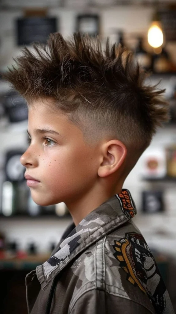 image of Spiky Mullet, kids mullet haircut