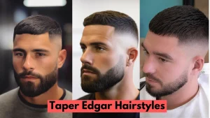 image of Taper Edgar haircut