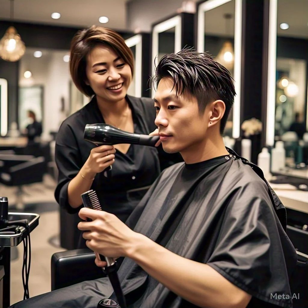Blowout Haircut for Short Hair image blowout haircut