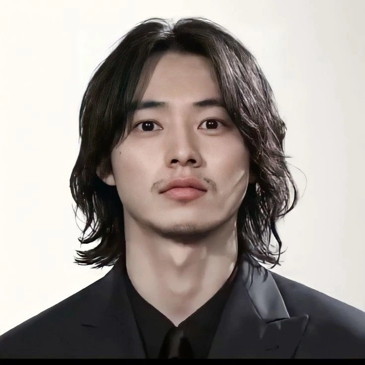 Wolf Cut Asian Men hair styles image