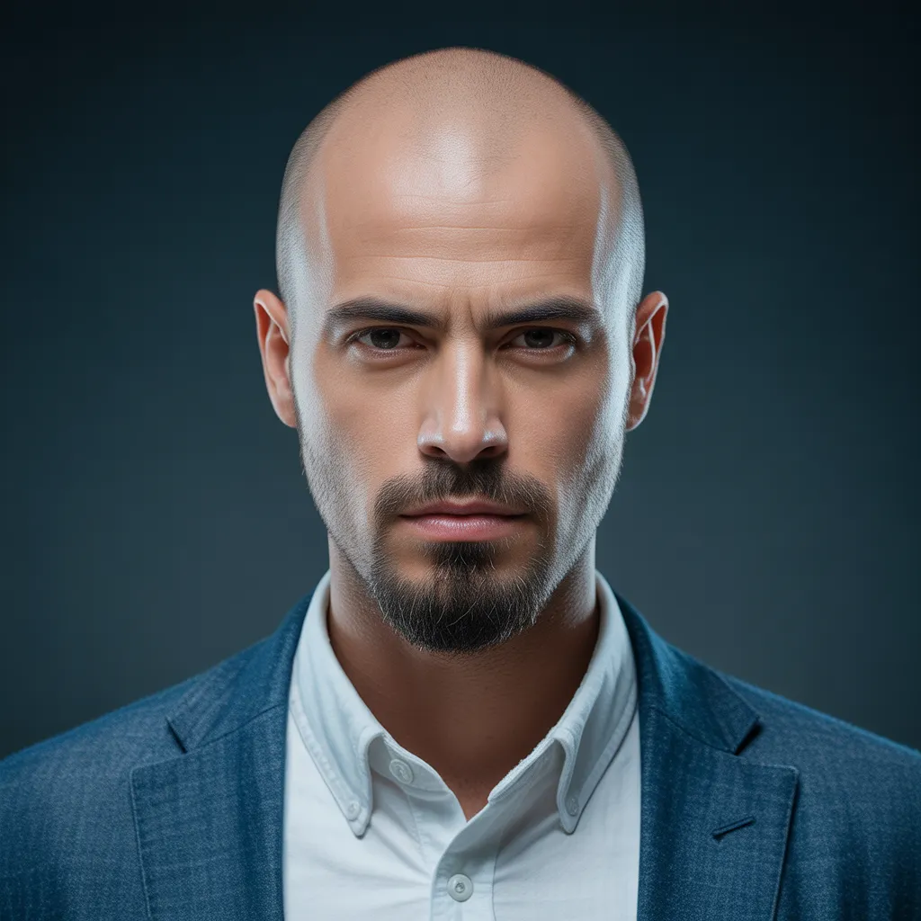 Best Bald Haircut Styles for Men: The Ultimate Guide (with Images) 2026 7 bald haircut with goatee beard