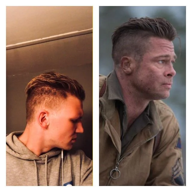 Brad Pitt Fury Haircut: The Ultimate Guide 2025 3 Brad Pitt Fury Haircut