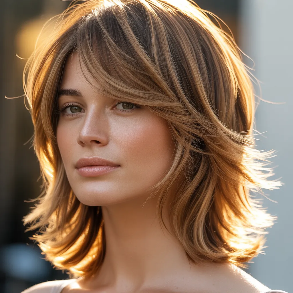 Best Feather Haircut Styles: Long, Medium & Short Hair 7 feather haircut with highlights for women