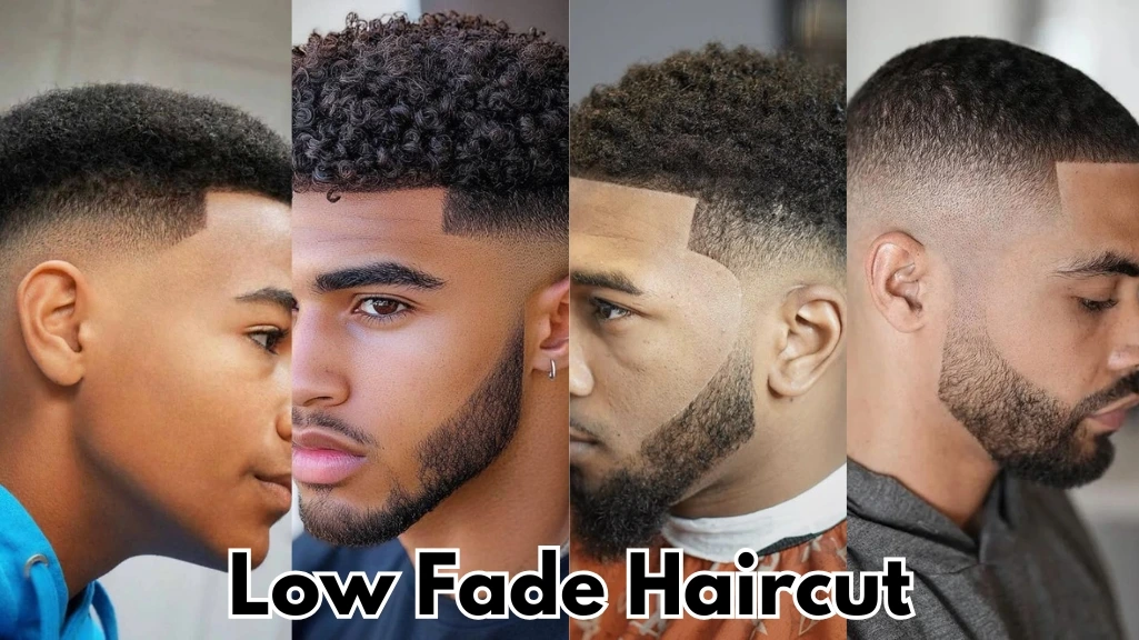 low fade haircut black image