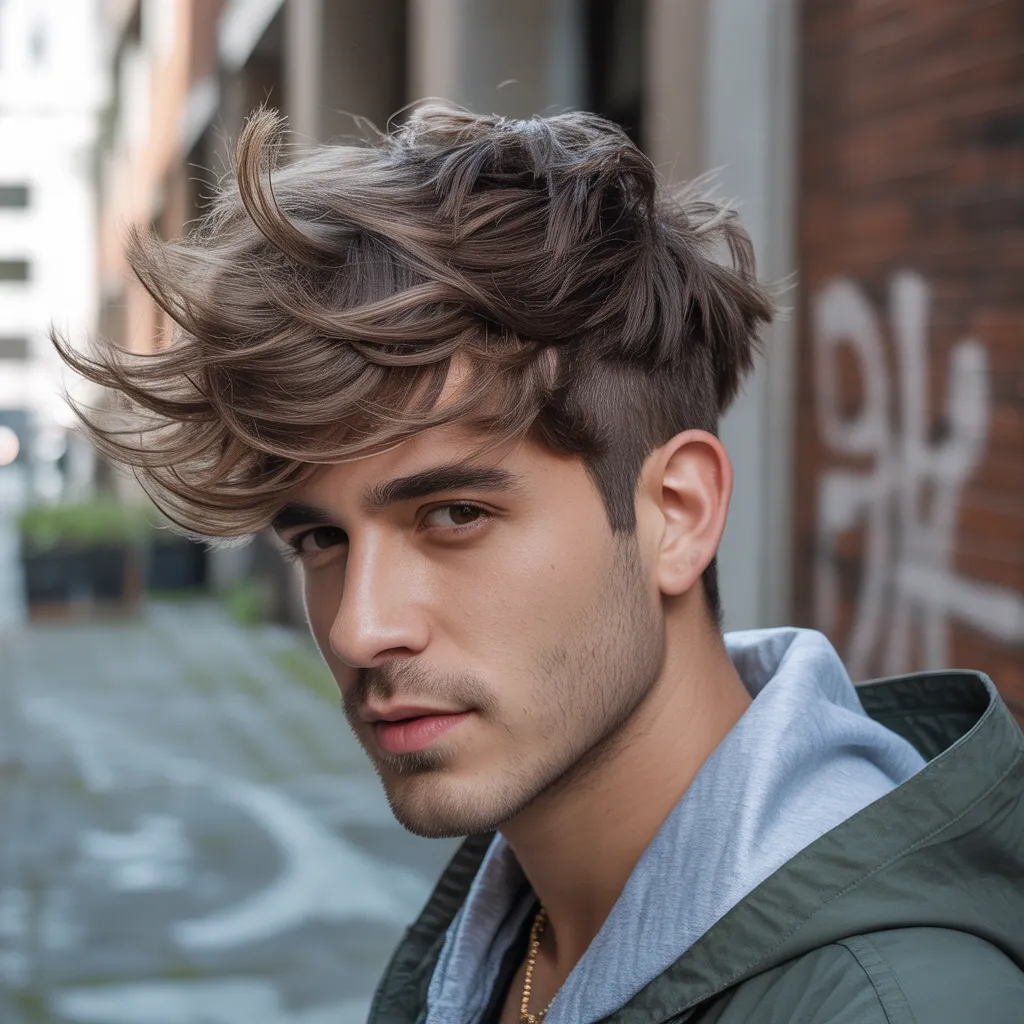 Best Wings Haircut Styles for Men:A Step-by-Step Guide 4 messy wings hairstyle for men