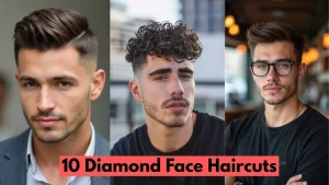 image of 10 Diamond Face haircut For Men