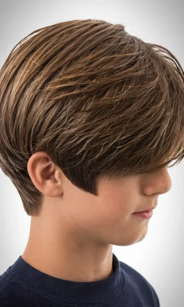 image of Boys Haircuts Long on Top Short on Sides