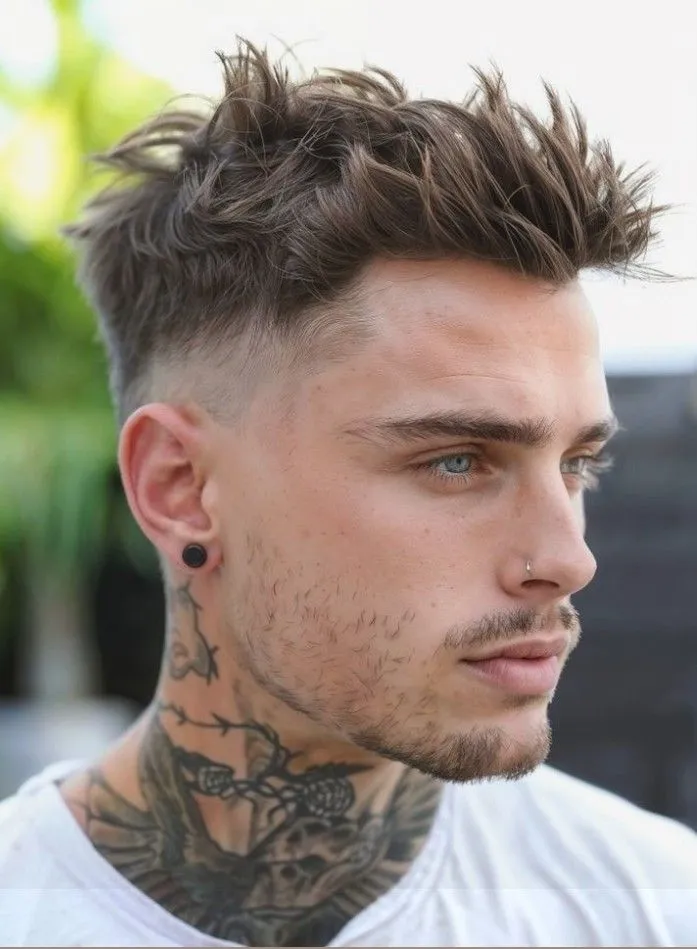 7 Textured Crop Haircuts: Modern Styles & Styling Tips for 2025 8 image of Messy Textured Crop Haircut