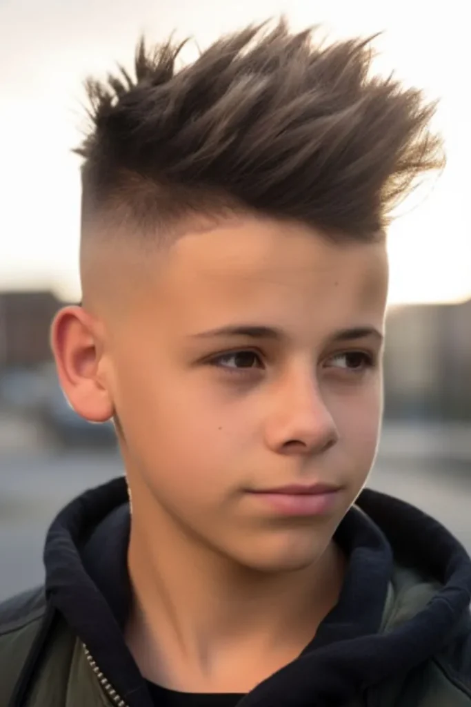 image of Spiky Boys Haircuts Long on Top