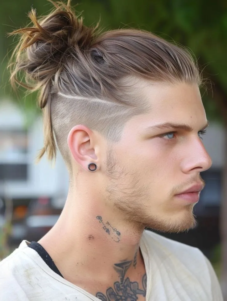10 Trendy Long Boys Haircuts: A Comphrensive Guide 7 image of Undercut with Long Hair on top Styles for Boys