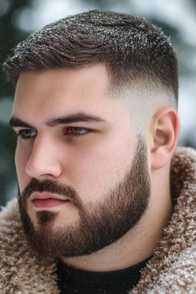 round face haircut for men