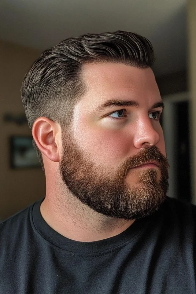 round face haircut for men