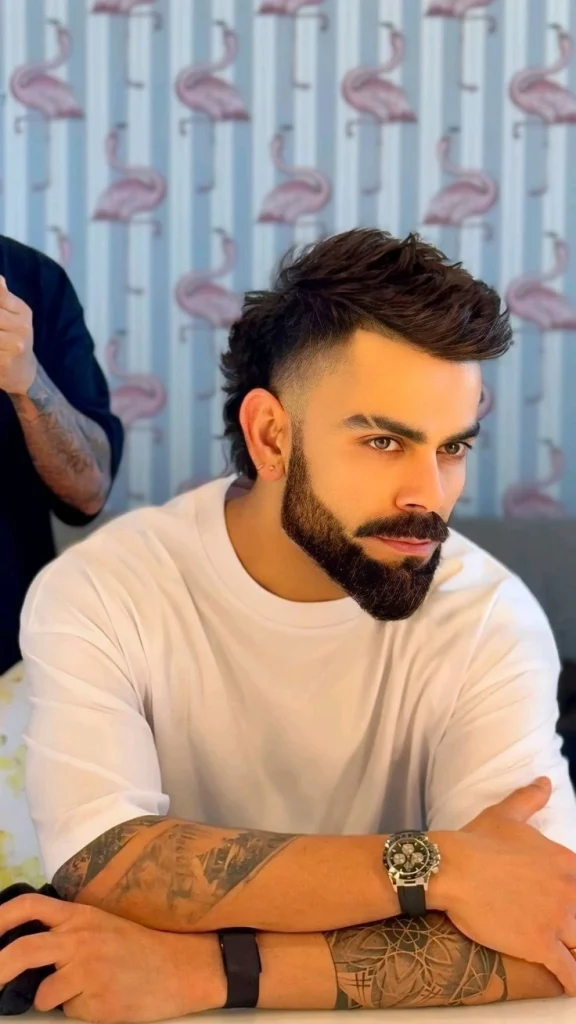 Virat kholi haircut 