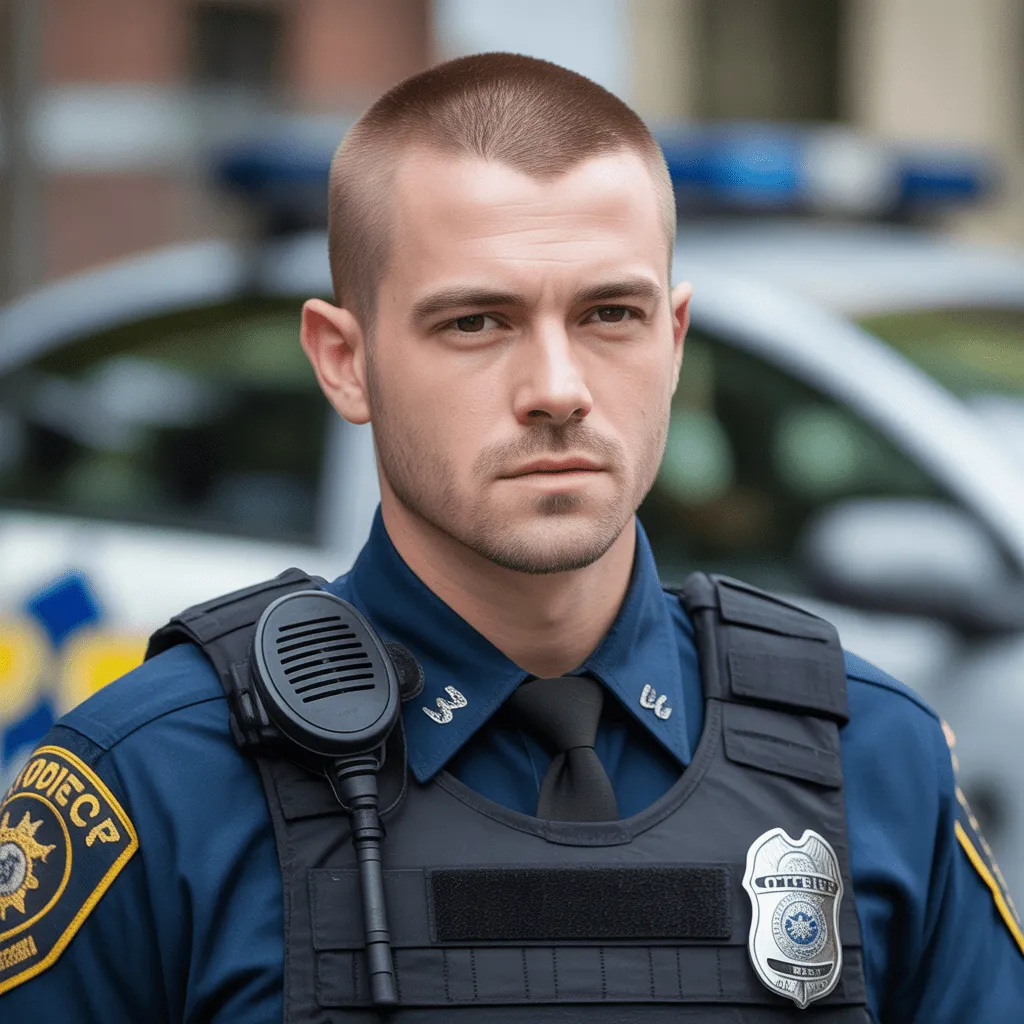 Top 10 Police Haircuts For Men in 2026 2 corte clasico buzz policia 2026