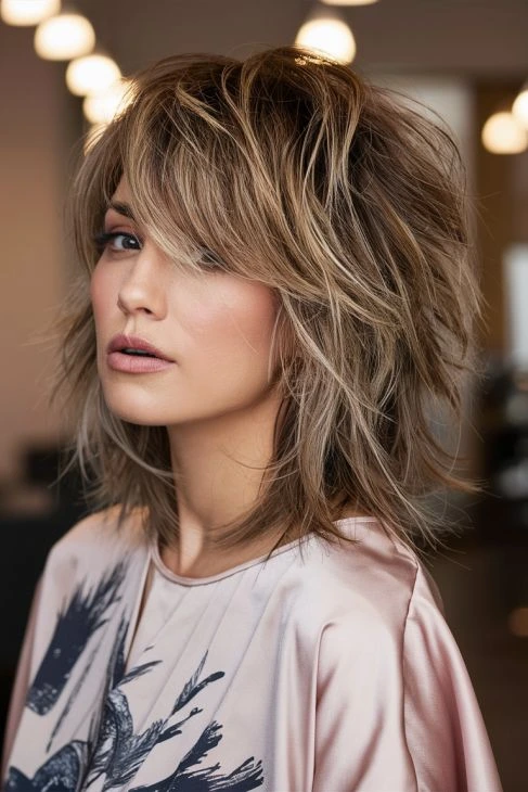 10 Trendy Shag Haircuts For Women 2025 6 image of Medium Shag Haircut