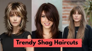 image of trendy shag haircut